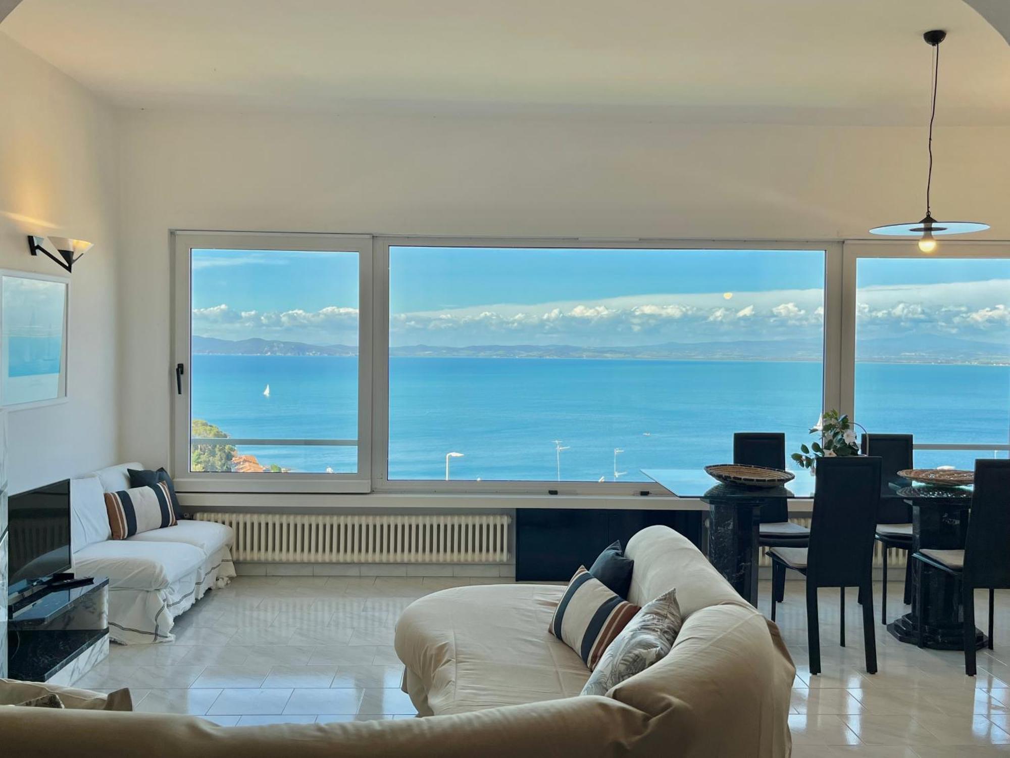 Porto Santo Stefano Vista Mare + Parcheggio Gratuito Apartment ภายนอก รูปภาพ