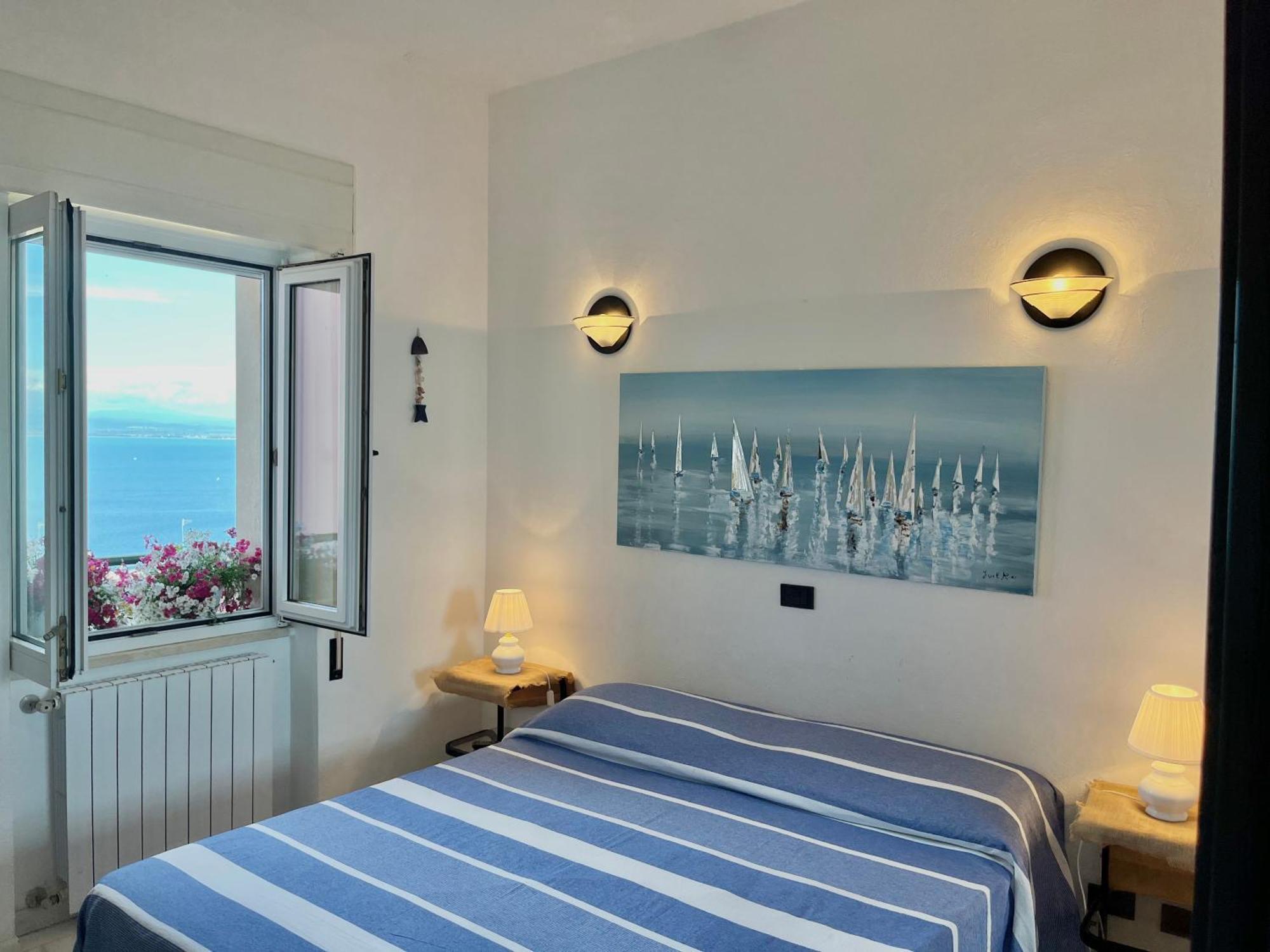Porto Santo Stefano Vista Mare + Parcheggio Gratuito Apartment ภายนอก รูปภาพ